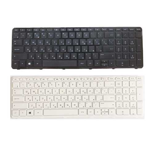 Russian laptop Keyboard for HP pavilion 15-N 15-E 15E 15N 15T 15 t -N 15-N000 N100 N200 15-E000 15-E100 RU with frame NSK-CN6SC ► Photo 1/6