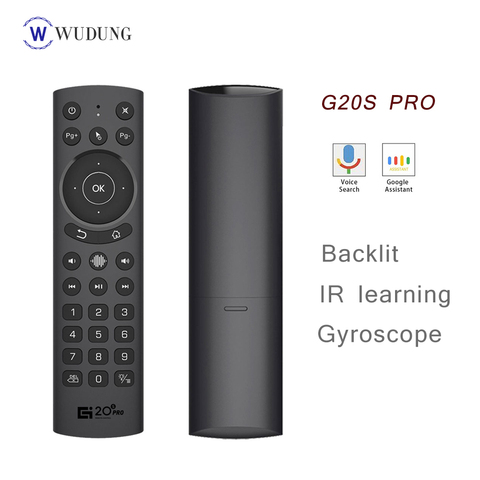 G20 G20S G20S PRO Gyro Smart Voice Remote Control IR Learning 2.4G Wireless Fly Air Mouse for X96 H96 MAX Android TV Box vs G10 ► Photo 1/6