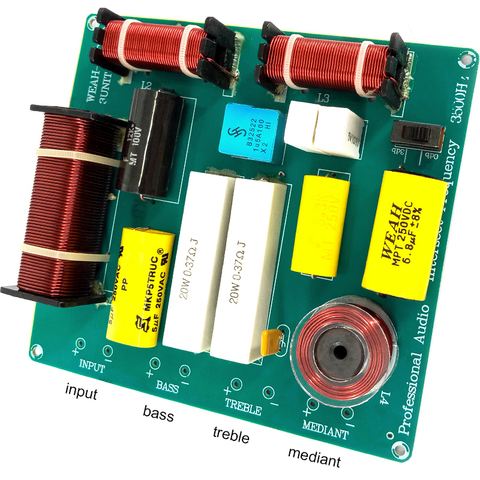 300W 3 Way Hi-Fi Speaker Frequency Divider Crossover Filters ► Photo 1/3