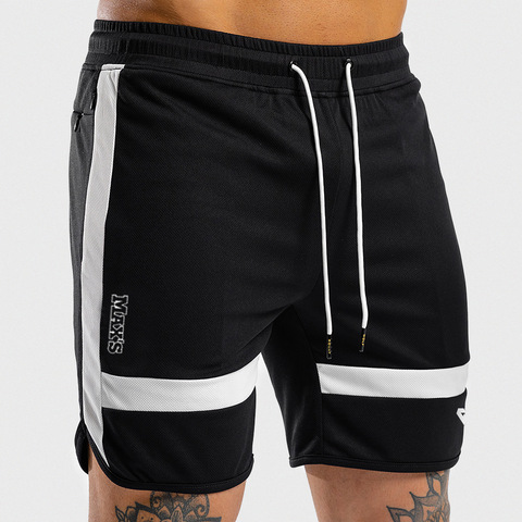 New Gym Mens Sport Running Shorts Quick Dry grid Workout Short Pants GYM Wear Men Soccer Tennis Training Beach Swim Shorts ► Photo 1/6