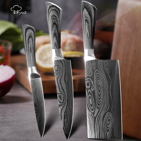 Kitchen Ceramic Knife Set with 3' 4' 5'6' Inch - China Knife Set