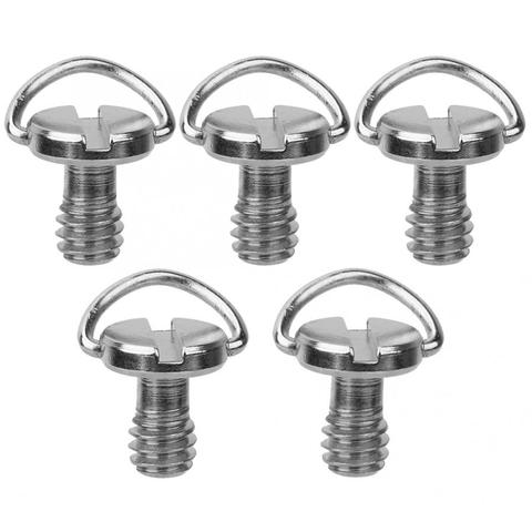 5PCS 1/4 Camera Screw for Quick Release Plate 1/4inch Folding C-ring Adapter Tripod Monopod Camera Plate ► Photo 1/6