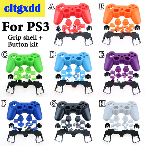 Gamepad housing with full set of parts For PS3 Controller shell Case Accesories W/ Inner Frame Buttons Kit For Sony playstion 3 ► Photo 1/6