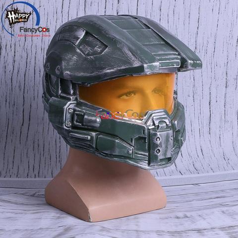 Halo 4: Forward Unto Dawn Cosplay Master Chief helmet Halloween Cosplay cap Helmet  PVC Mask Props ► Photo 1/6