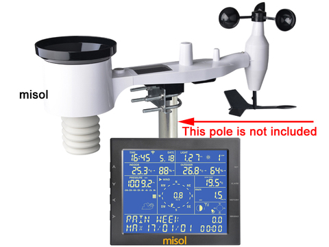 misol / Wireless weather station connect to WiFi, upload data to web (wunderground) ► Photo 1/6