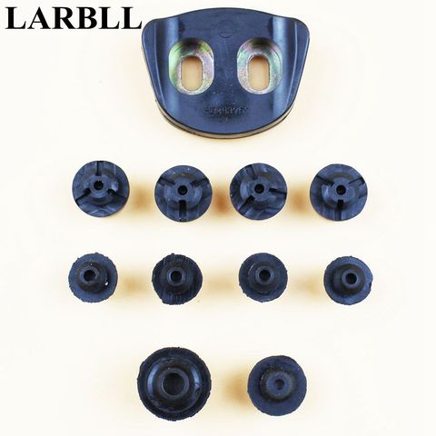 LARBLL 11Pcs Car Door dampers buffer pad bump stop Shock rubber for Mitsubishi Pajero Montero V31 V32 V33 V43 V45 V73 V77 ► Photo 1/5