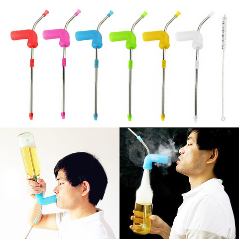 Drinking Straws Beer Bar Accessories Beer Bottle Can Funnel beer bong chug  Drinks Straws Home Club Party Drinking Tools Barware
