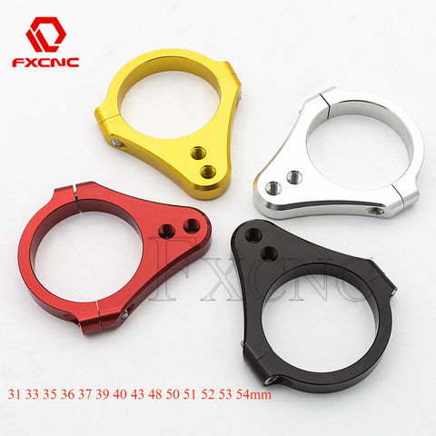 40 43 48 50 51 52mm Universal Aluminum Steering Damper Motorcycle Damper Bracket Support Holder ► Photo 1/5