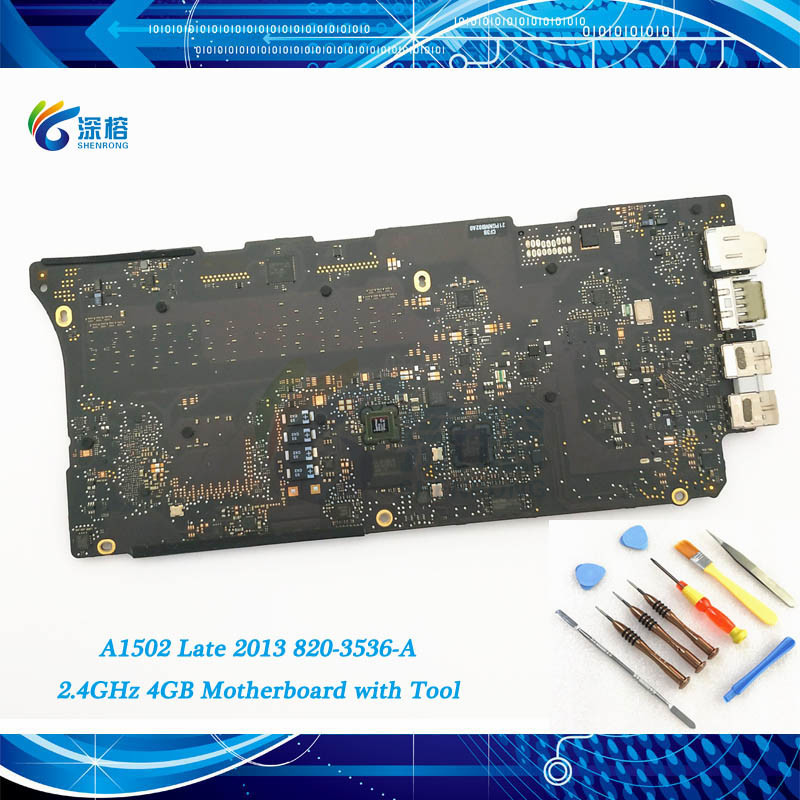 LOGIC BOARD 2.4GHz i5 4GB 2014 820-3536-A 2013 MacBook Pro Retina 13" A1502 