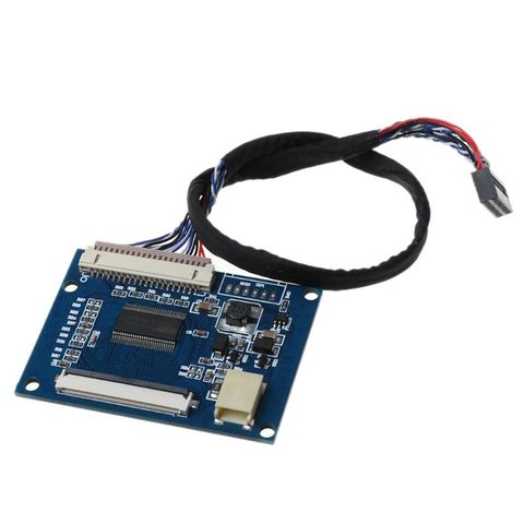 1Set Standard 20Pin 1-ch LVDS Input to 50Pin TTL Port Output Driver Controller Board Module with Cable ► Photo 1/6