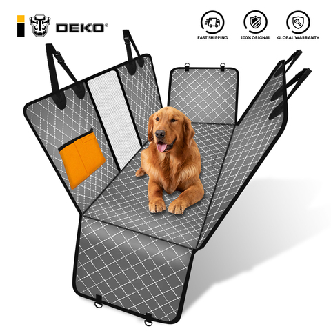 Deko Dog Car Seat Cover View Mesh Pet Carrier Hammock Safety Protector Rear Back Mat With Zipper And Pocket For Travel History Review Aliexpress Er - Dog Car Seat Cover Canada
