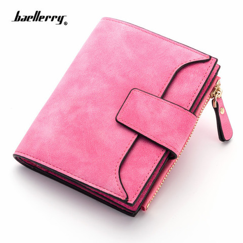 2022 leather women wallet hasp small and slim coin pocket purse women wallets cards holders luxury brand wallets designer purse ► Photo 1/6