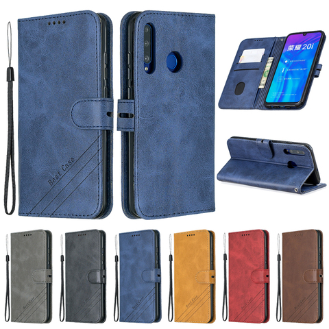 Leather Flip Case for Huawei P20 P30 Lite P40 Pro P40 Lite E Y5 Y6 Y7 P Smart 2022 Honor 9A 8A 9X 10i 20 Pro Phone Cases ► Photo 1/6