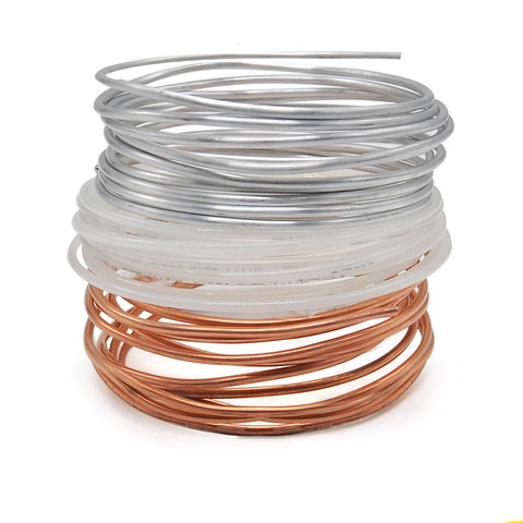 1Meters Lubricating Oil Pipe 4 / 6 / 8mm Nylon / Copper / Aluminum Pipe for Machine Tool Hydraulic lathe oil pipe ► Photo 1/6