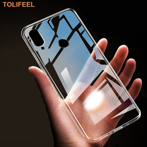 TOLIFEEL Case For Huawei Honor 8A 8C 8X Max Soft Silicon TPU Clear Fitted Bumper Cover For Huawei Honor 8X Transparent Back Case ► Photo 1/6