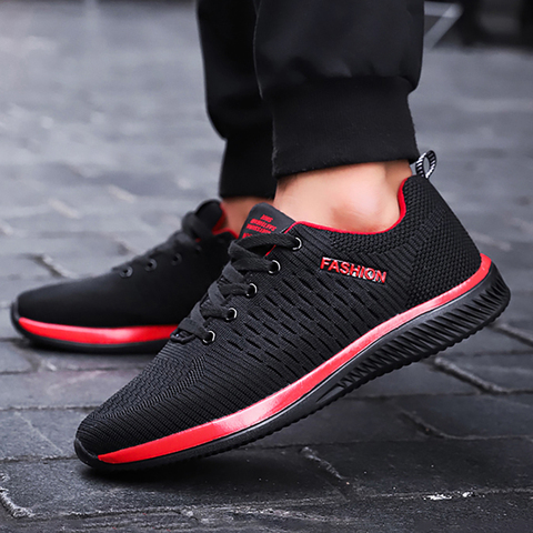 Men Casual Shoes Mesh Lace-up Men Shoes Lightweight Comfortable Breathable Walking Sneakers Tenis masculino Zapatillas Hombre ► Photo 1/6