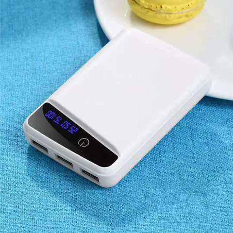 3 USB Micro USB Power Bank Shell 10000mAh DIY 3*18650 Case Battery Charge Storage Box with Digital Led Display Without Battery ► Photo 1/6