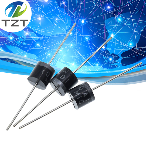 TZT 10PCS electrical Axial Rectifier Diode 10A10 R-6 DIP 10A 1000V 10a10 ► Photo 1/6