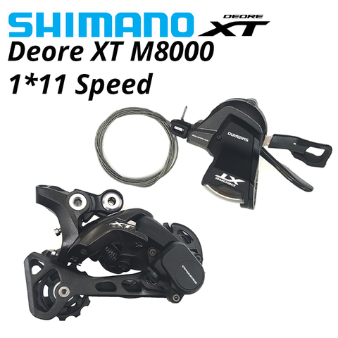 SHIMANO DEORE XT M8000 11s Groupset SL M8000 SHIFT LEVER + RD M8000 GS REAR DERAILLEUR 11 Speed SHIFTER GS MTB Bicycle Parts ► Photo 1/5