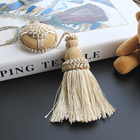 1Pc Flower Hanging Rope Silk Tassels Fringe Sewing Bang Tassel Trim Home Decor Tassels for DIY Embellish Curtain Accessories ► Photo 1/6