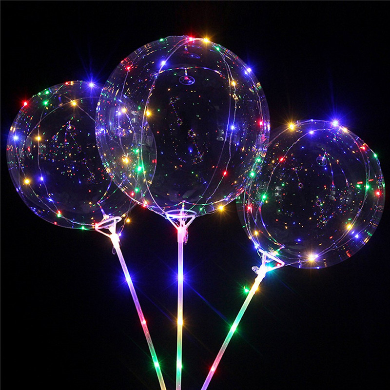 Led Balloon Transparent Helium Clear Luminous Balloons With Sticks Wedding  Birthday Party Decorations Kids LED Light Balloon - Price history & Review, AliExpress Seller - convivial funny Store