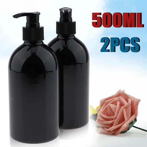 2pcs 500mL Lotion Bottle Pump Empty Bottles Shampoo Container  Soap Mousses Liquid Dispenser Foam Bottles Froth Refillable ► Photo 1/5