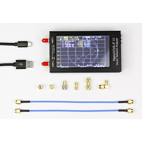 50K-3GHz NanoVNA-F V2 3G 4.3 Inch IPS TFT LCD HF VHF UHF UV Vector Network Analyzer 5000mA Battery Upgraded Version ► Photo 1/6