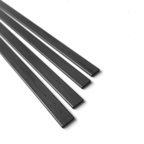 2pcs carbon fiber sheet: 1.2mm ---- 6.0mm / carbon fiber rod / carbon belt / reinforcement sheet / carbon rod / length 500mm ► Photo 1/4