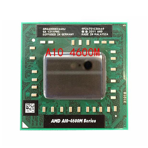 Free Shipping laptop Mobile A10 4600M A10-4600m original Socket FS1 CPU 4M Cache/2.3GHz/Quad-Core processor ► Photo 1/1