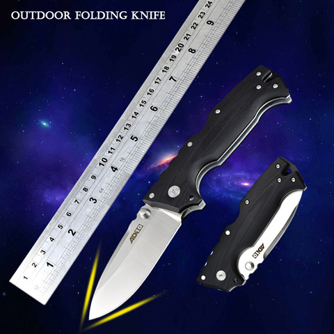 S35vn steel AD-10 folding knife high hardness survival  knife outdoor defense tactics field survival EDC portable fruit knife ► Photo 1/6