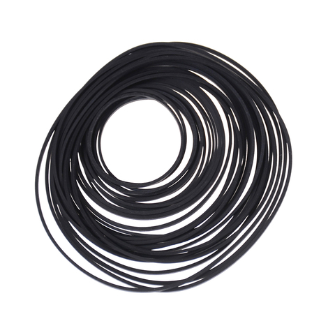 30mm to 120mm 1Pack Small Fine Pulley Pully Belt Black Rubber Engine Drive Belts For DIY Toy Module Car  Power Trans ► Photo 1/6