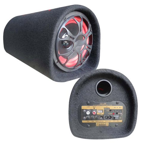 Audio Hifi Active Booster 5 inch 35W 24V 220V Input Car Subwoofer Tunnel Stereo Speaker Bass For TF USB Flash Disk Auto Parts ► Photo 1/6