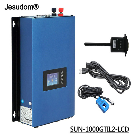 1KW DC22V-65V or 45V-90V MPPT Solar Grid Tie Inverter with Limiter for PV Panels Battery Discharge Home On Grid Connected ► Photo 1/6