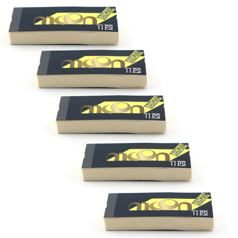 MOON Rolling Filter Tips Natural Rolling Paper Filter Tips 50 leaves Smoking accessoryy ► Photo 1/5