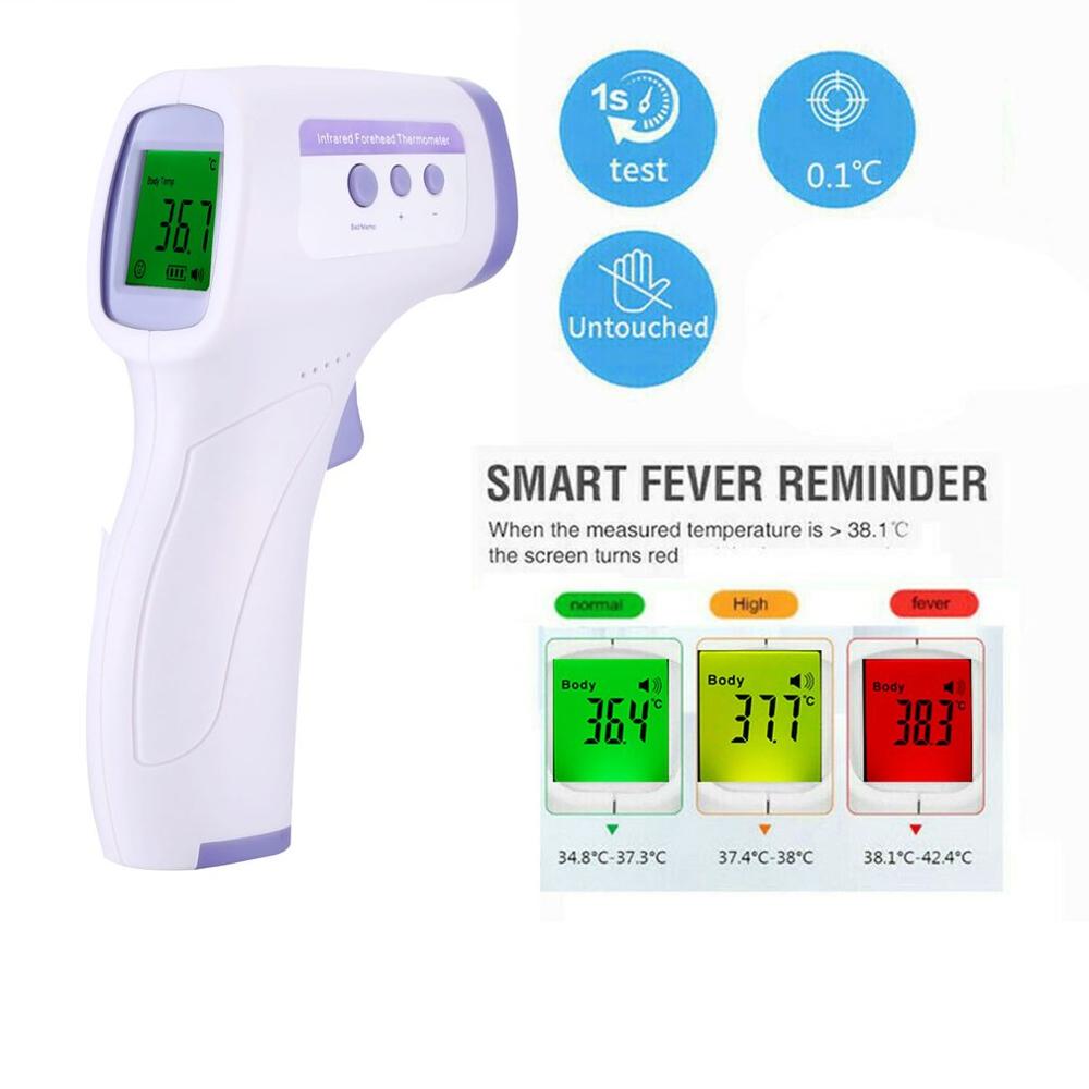 Forehead Non-contact Infrared Thermometer Digital Laser Temperature Sensor for A 