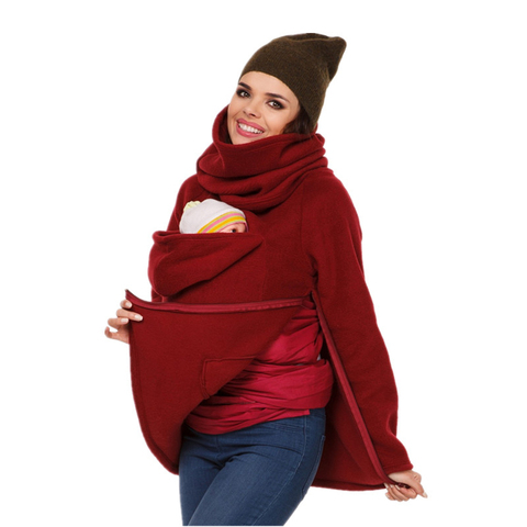 3 In 1 Multi - Functional Mother Kangaroo Sweater Autumn Winter Maternity Women 's Clothing Thickened Pregnancy Wearing Coat ► Photo 1/6