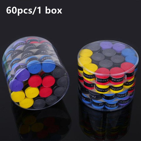 60pcs Universal Sweatbands Anti-slip   Overgrip Tape For Fishing Rods Badminton Grips Slingshot Tennis Racket Dumbbell ► Photo 1/6