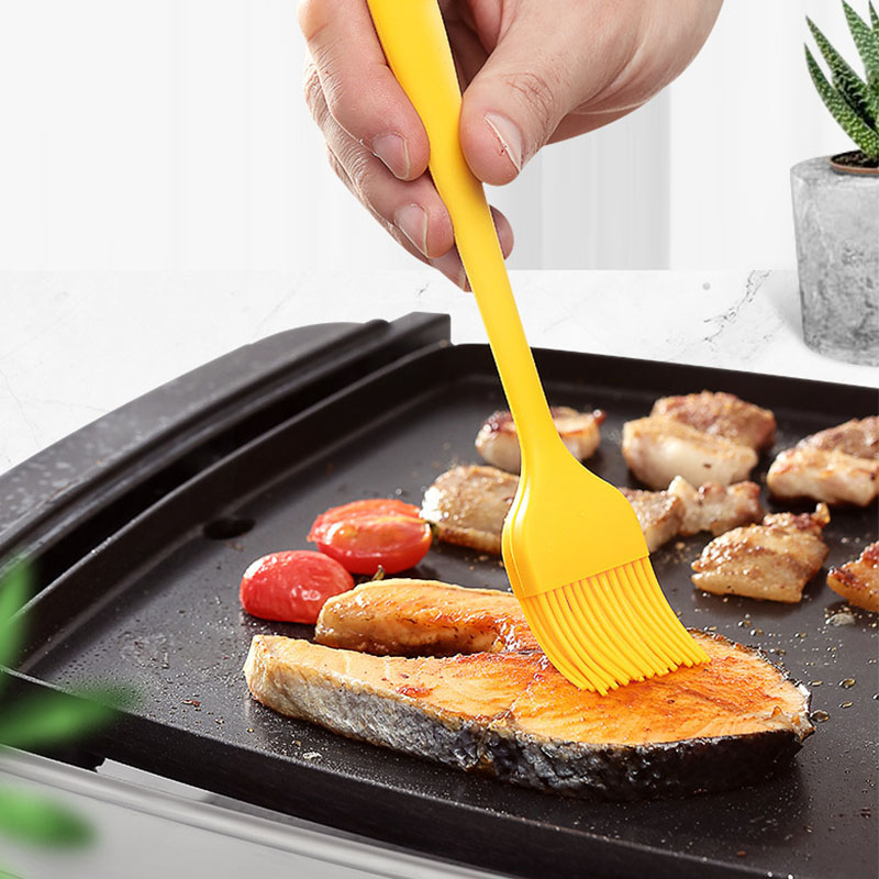 Silicone Bbq Oil Brush Heat Resistant Pastry Basting Brush Cake Bread Butter  Grilling Baking Brush Kitchen Cooking Bbq Tools - Bbq Tools - AliExpress