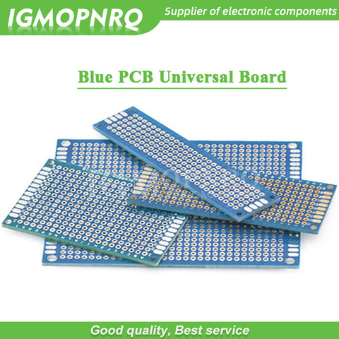 1pcs Double-Sided Protoboard Breadboard Universal Board blue PCB 2*8cm 3*7cm 4*6cm 5*7cm 7*9cm 2.54mm ► Photo 1/5