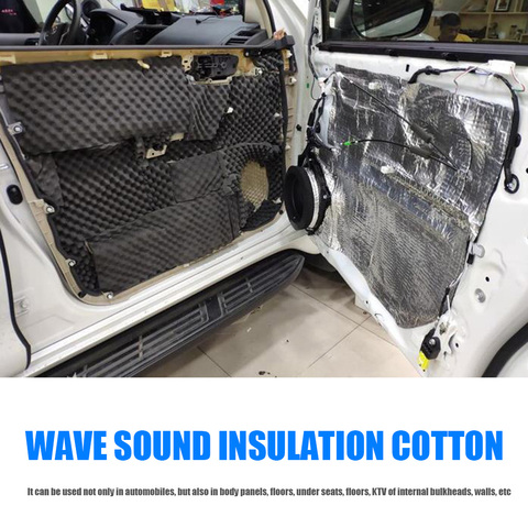18mm Thick Car Sound Deadening Mat Noise Insulation Sound Proofing Foam Automobile Interior Decoration Parts 20x31in ► Photo 1/6