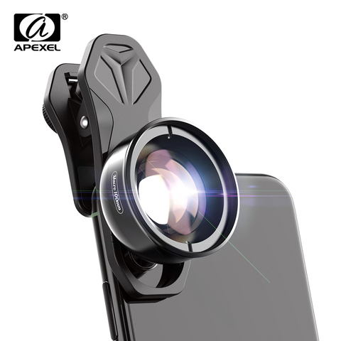 APEXEL 4K HD 100mm macro lens Professional phone camera lens+CPL+star filters for iPhonex xs max 11Samsung s10 all smartphone ► Photo 1/6