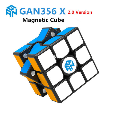 GAN 356 Air SM X 3x3x3 magnetic puzzle magic cube professional gan356 x  cube magico gan354 M magnets cube gan 356 R S ► Photo 1/6