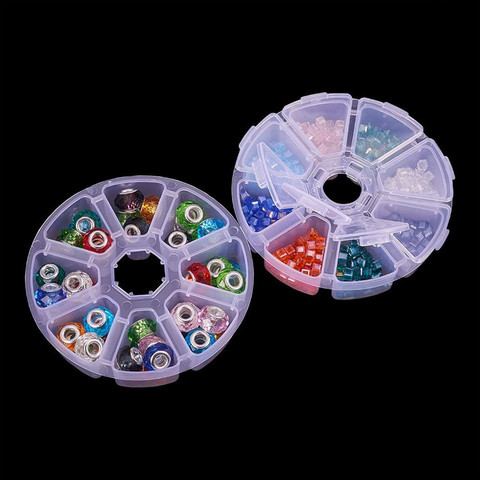 Plastic Storage Box Pills Organizer Vitamin Storage Cases Jewelry Earring Bead Screw Holder Case Display Organizer Container ► Photo 1/6