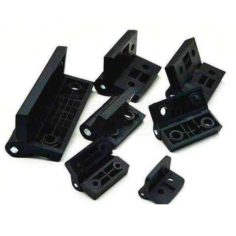 10pcs/set Black Color Nylon Plastic Butt Hinge for Wooden Box Furniture Electric Cabinet Hardware ► Photo 1/6