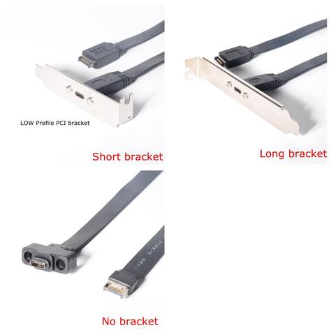 30cm 50cm 80cm USB 3.1 Front Panel Header Type E Male To USB-C Type C Female Motherboard Expansion Cable Connector wire cord ► Photo 1/6