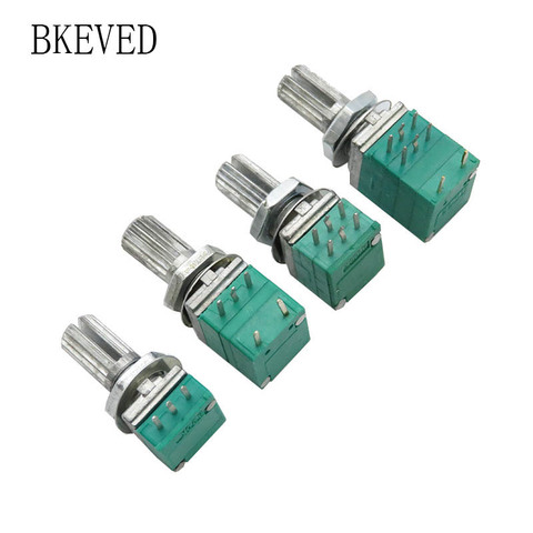 5pcs B5K B10K B50K B100K B500K RK097 RV097NS Audio Amplifier Sealed Linear Volume Potentiometer Resistor 15mm Shaft 3/5/6/8pins ► Photo 1/1