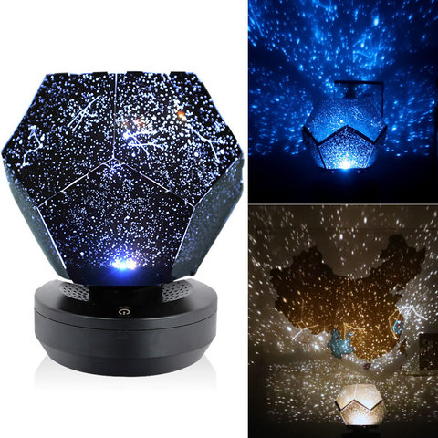 Hot Selling Christmas 60000 Stars Starry Sky Projector Light DIY Assembly Home Planetarium Lamp Bedroom LBV ► Photo 1/6