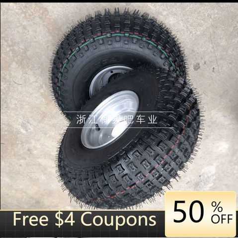 Karting Parts Modified Four-Wheel Motorcycle Car Beach Car 20X7-8 Inch Square Tire with Wheel Hub ► Photo 1/2