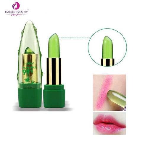 New Batom 99% ALOE VERA Natural Temperature Change Color Jelly Lipstick Long Lasting Moistourizing Nutritious Lip tBalm Makeup ► Photo 1/6