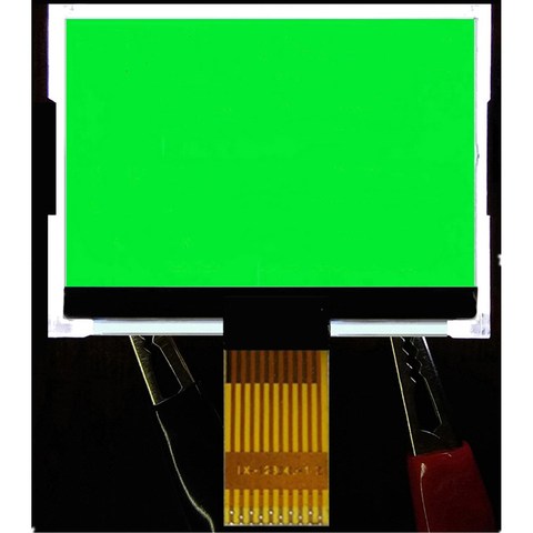 12864L1 LCD12864 dot matrix LCD 128 * 64 10PIN COG3.3V LCD screen size 53mm * 40mm with backlight ► Photo 1/3